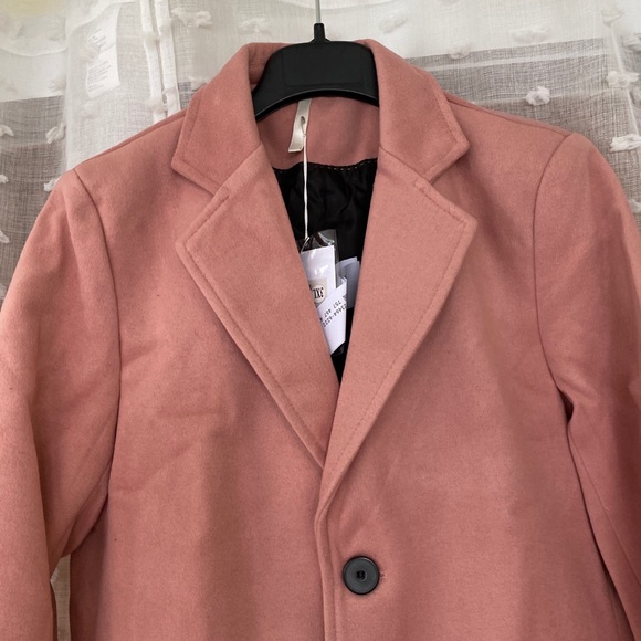 ♥️Muted pink mix wool coat♥️ - Picture 3 of 6